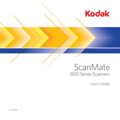 User manual Kodak ScanMate i940 (English - 60 pages)