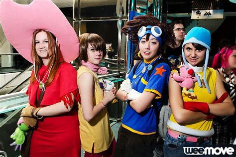 Cosplay - Digimon (Mimi, Sora, Kari, Tai) by GoldSenshiNoHanoko on ...