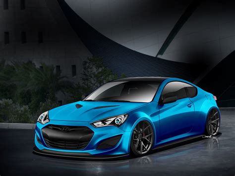 Atlantic Blue Hyundai Genesis Coupe Will Make Waves At SEMA