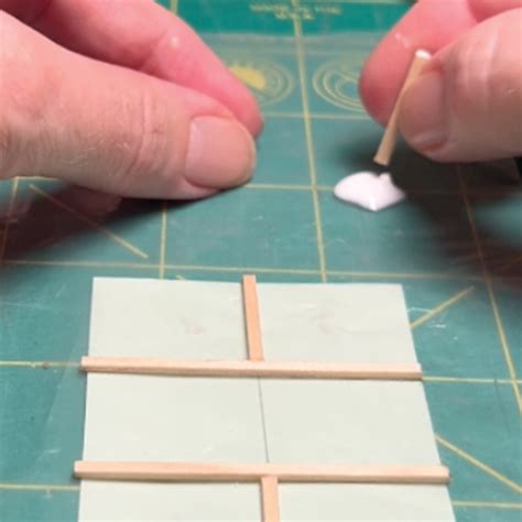 Adding Strip Wood to Miniature Doors and Windows