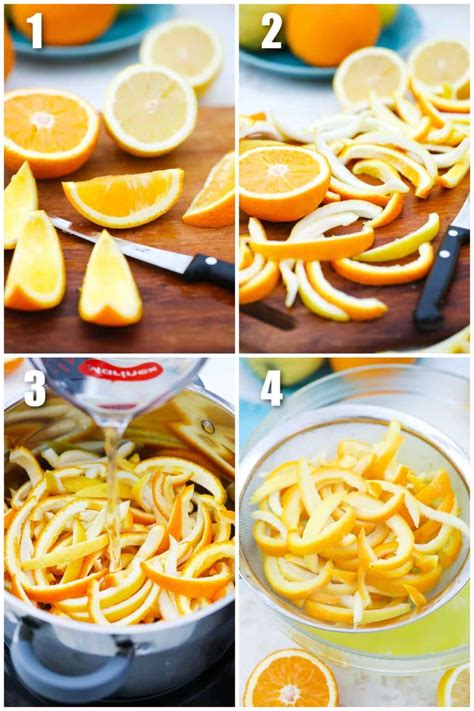 Candied Citrus Peel Recipe - Sweet and Savory Meals