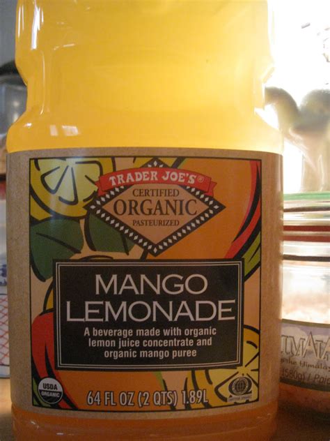 Trader Joe's Mango Lemonade