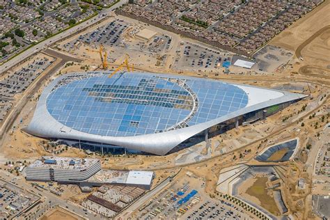 West Coast Aerial Photography, Inc's aerial photographs are featured on the Los Angeles Chargers ...