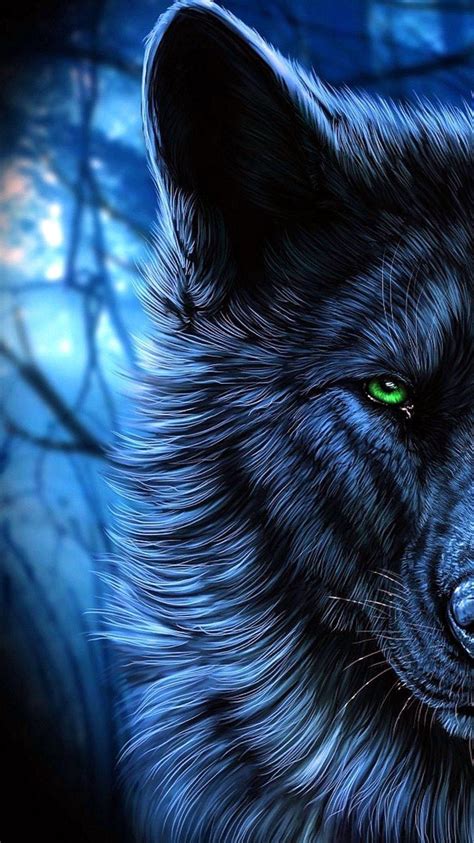 Black Wolf 3D Wallpapers - Top Free Black Wolf 3D Backgrounds ...