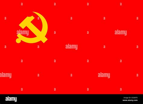 Communist flag china hi-res stock photography and images - Alamy