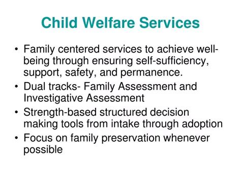 PPT - Child Welfare Services PowerPoint Presentation, free download - ID:2941871