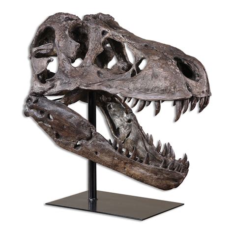 Mua Zinc Decor Large Dinosaur Skull Sculpture T Rex Head Natural ...