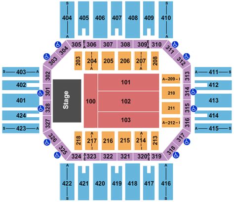 Florence Civic Center Seating Chart & Maps - Florence