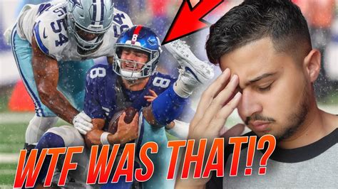 NY GIANTS VS COWBOYS 40-0 REACTION! | RECAP TURNS INTO A SUPER-RANT ...