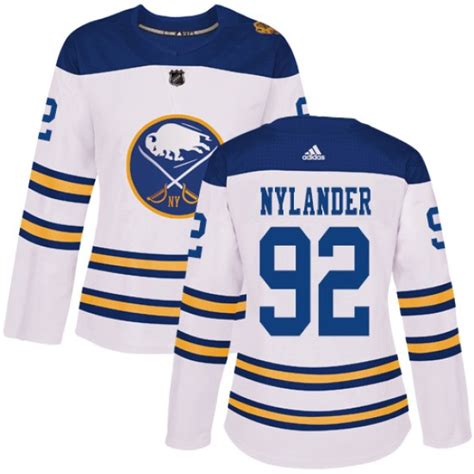 Women's Buffalo Sabres Alexander Nylander Adidas Authentic 2018 Winter Classic Jersey - White