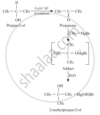 How Do You Convert the Following : Propan-2-ol to 2-methylpropan-2-ol - Chemistry | Shaalaa.com