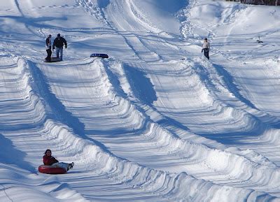 Ski West Mountain: TUBING PARK IN FULL SWING