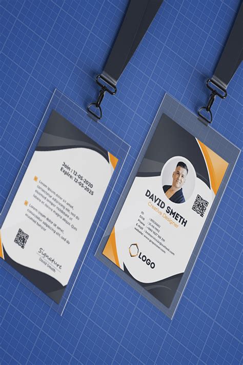 Corporate ID Card Badge for Business - MasterBundles