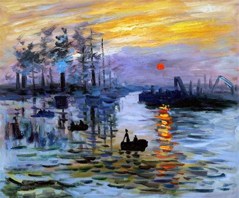Impression, Sunrise - Claude Monet | Famous Oil Paintings | Pinterest