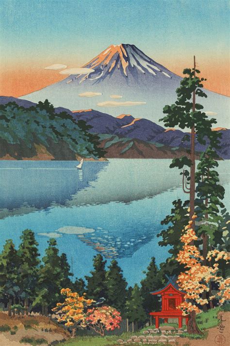 Anne Louise Avery on Twitter | Japanese art prints, Japanese landscape, Japanese artwork