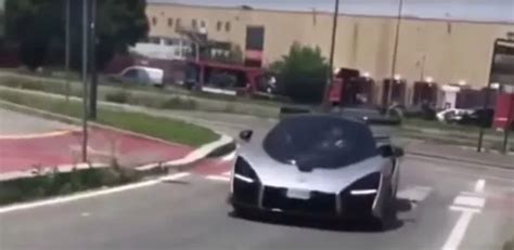 Cristiano Ronaldo shows off rare £1million McLaren Senna supercar on ...