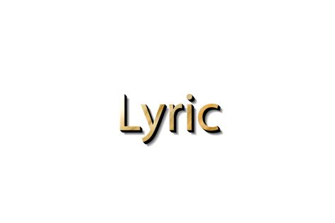 LYRIC NAME 3D 15733163 PNG