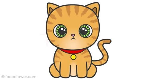 cute cat drawing cartoon - Onita Nickel