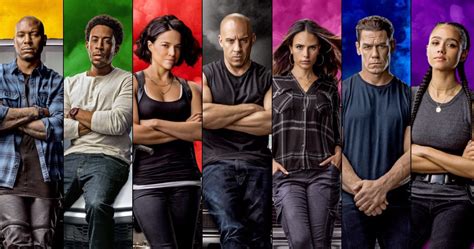 F9 Character Posters Put the Fast and Furious Family in Motion