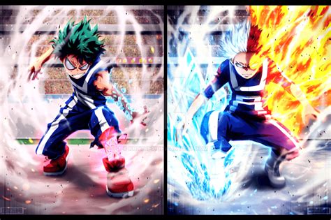 Deku Vs Todoroki Wallpapers - Top Free Deku Vs Todoroki Backgrounds ...