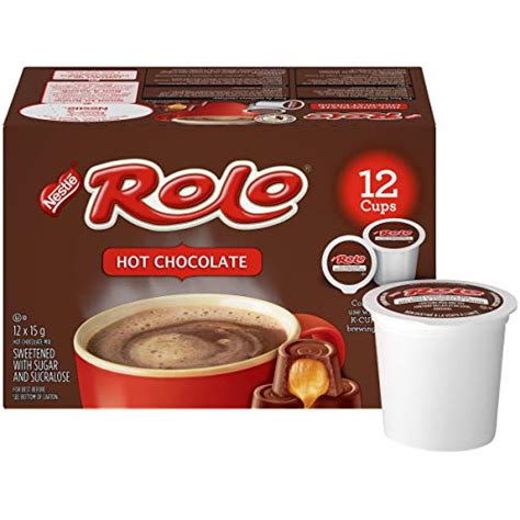 Carnation Hot Chocolate, Rolo, Keurig K-Cup Compatible Pods, 12 count ...