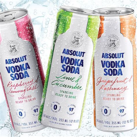 Absolut Cans - Absolut Canned Vodka Cocktails | Vodka soda, Vodka, Pretty alcoholic drinks