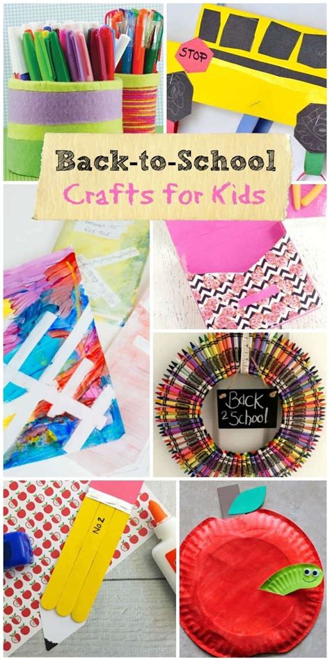 Back to School Crafts for Kids