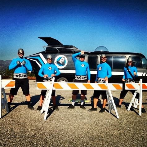 21 Crazy Behind the Scenes Photos of Series One of The Aquabats Super Show — The World of Kitsch