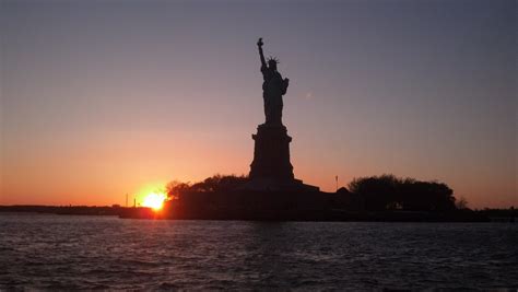 #statueofliberty #nyccruise @ sunset on the Skyline Princess | Cruise ...