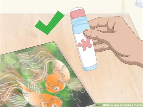 3 Ways to Glue a Finished Puzzle - wikiHow