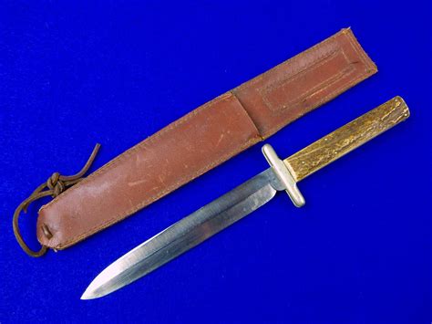 Vintage German Germany Hunting Fighting Knife w/ Sheath – ANTIQUE ...