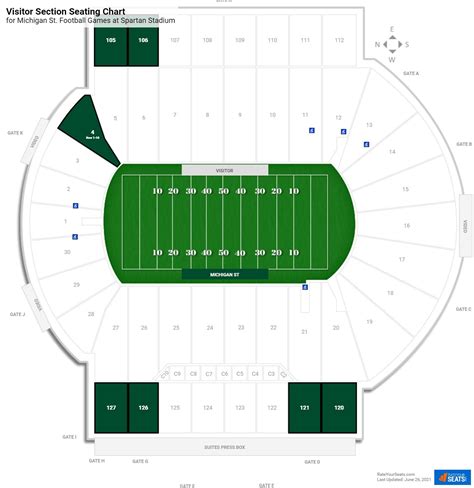 Visitor Section at Spartan Stadium - RateYourSeats.com