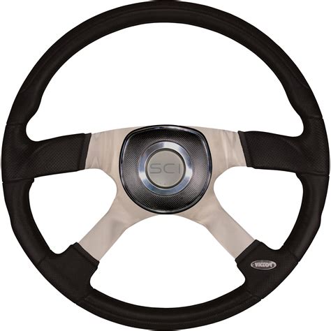 Steering Creations Inc. Trucker 4 Series Steering Wheel — 18in. Dia ...