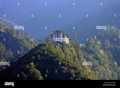 Trashigang Dzong Stock Photo - Alamy