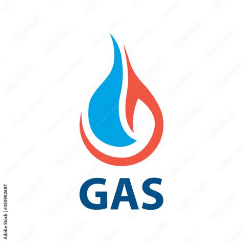 Vector logo of the gas station and equipment Stock Vector | Adobe Stock