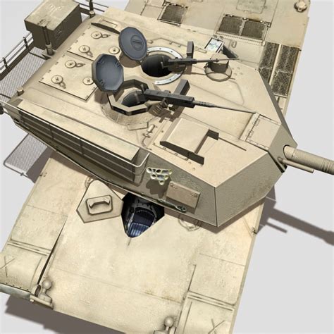 m1 abrams tank 3d model