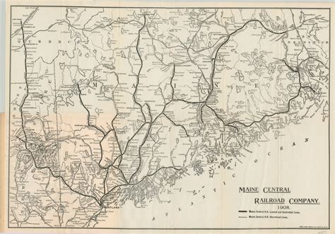 Maine Central Railroad Company | Curtis Wright Maps