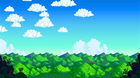 Pixel Art Landscape Wallpaper