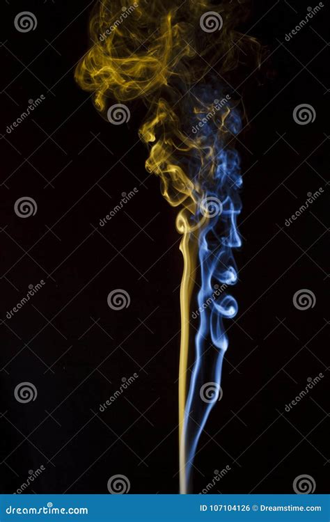 Colored smoke trails stock photo. Image of blue, abstract - 107104126