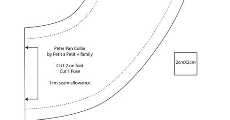 Peter Pan Collar Pattern.pdf | Peter pan collar, Easy sewing, Handmade clothes