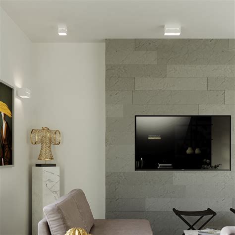 Euluna Aceline wall light, Up and Downlight white | Lights.ie