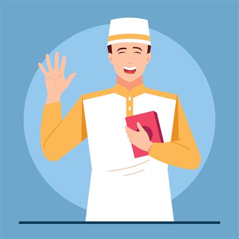 A man holding a book in his hand 22718352 Vector Art at Vecteezy