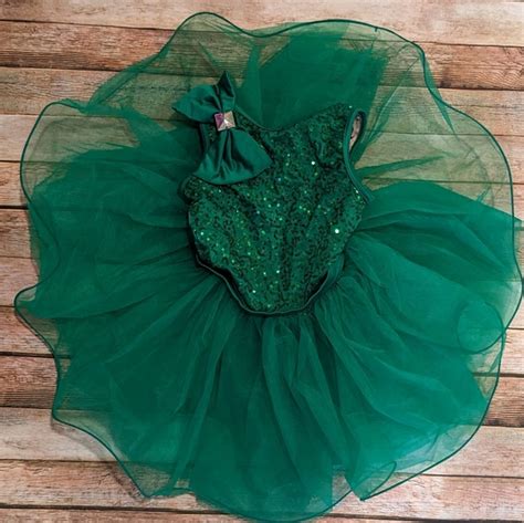 Weissman | Costumes | Green Dance Costume By Weissman | Poshmark