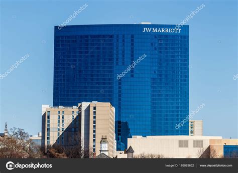 Indianapolis - Circa March 2018: Downtown JW Marriott Hotel. The JW Marriott is a Worldwide ...