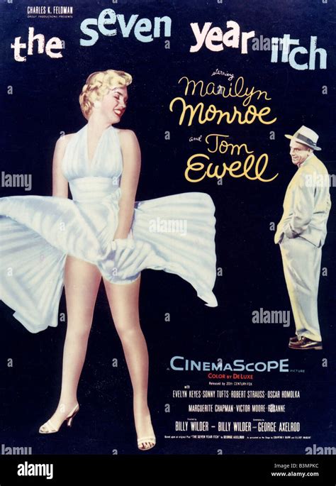 THE SEVEN YEAR ITCH Poster for 1955 TCF film with Marilyn Monroe and ...