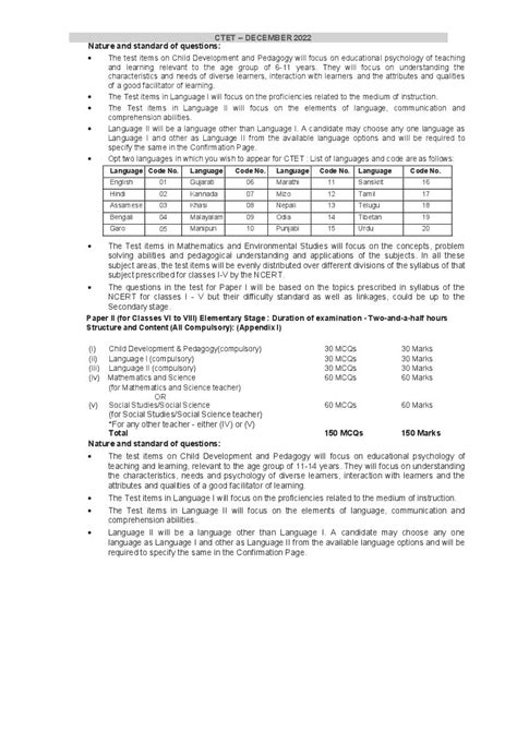 CTET Exam Pattern 2023 – Check Scheme, Negative Marking, More - AglaSem ...