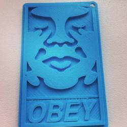 obey andre the giant keychain 3d models 【 STLFinder