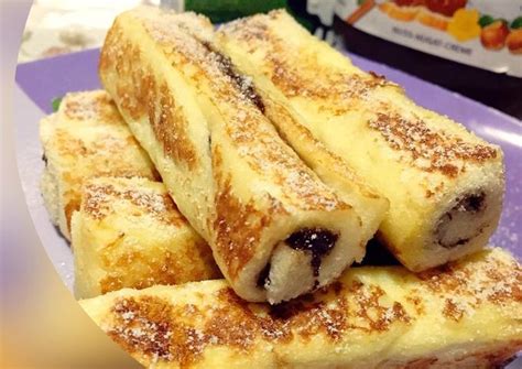 Resep Roti gulung Nutella oleh Ailul - Cookpad