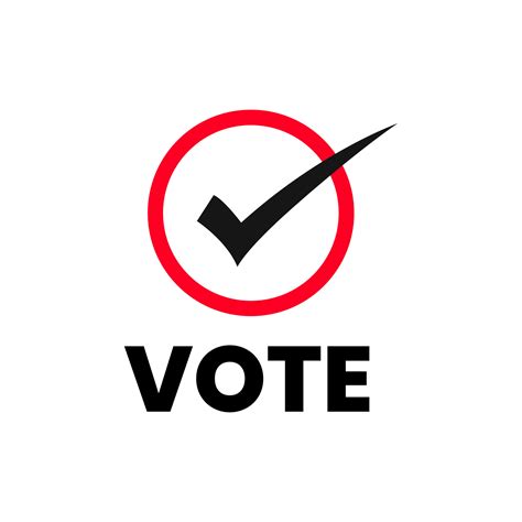 Vote rights tick icon sign symbol design vector 17114596 Vector Art at ...