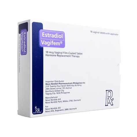 VAGIFEM Estradiol 10mcg Vaginal Film-Coated Tablet 1's price in the ...